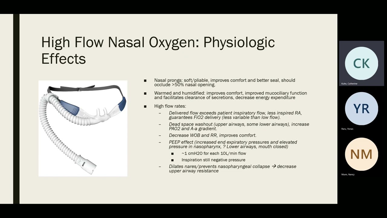 HFNC in Hypoxic Respiratory Failure - Dr. Adams