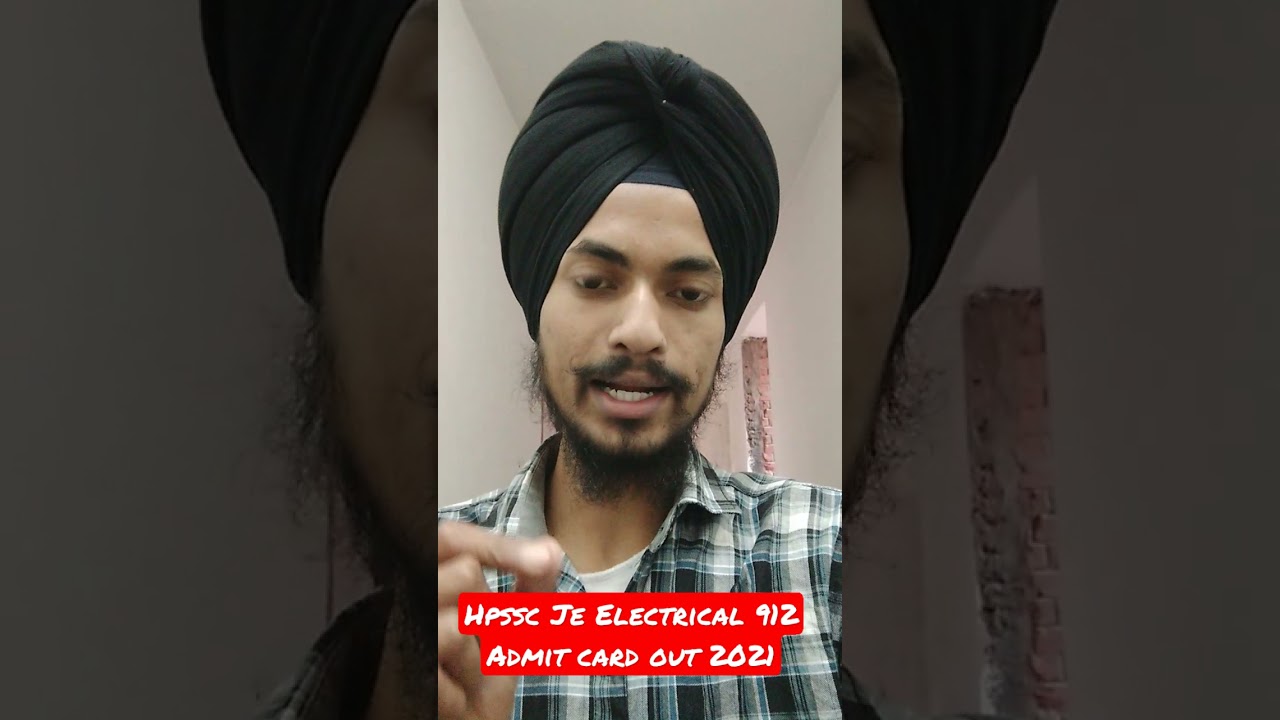 HPSSC JE ELECTRICAL 912 ADMIT CARD OUT 2021 || 866 CANDIDATES || #HPSSC #hpssb #electricalengineer