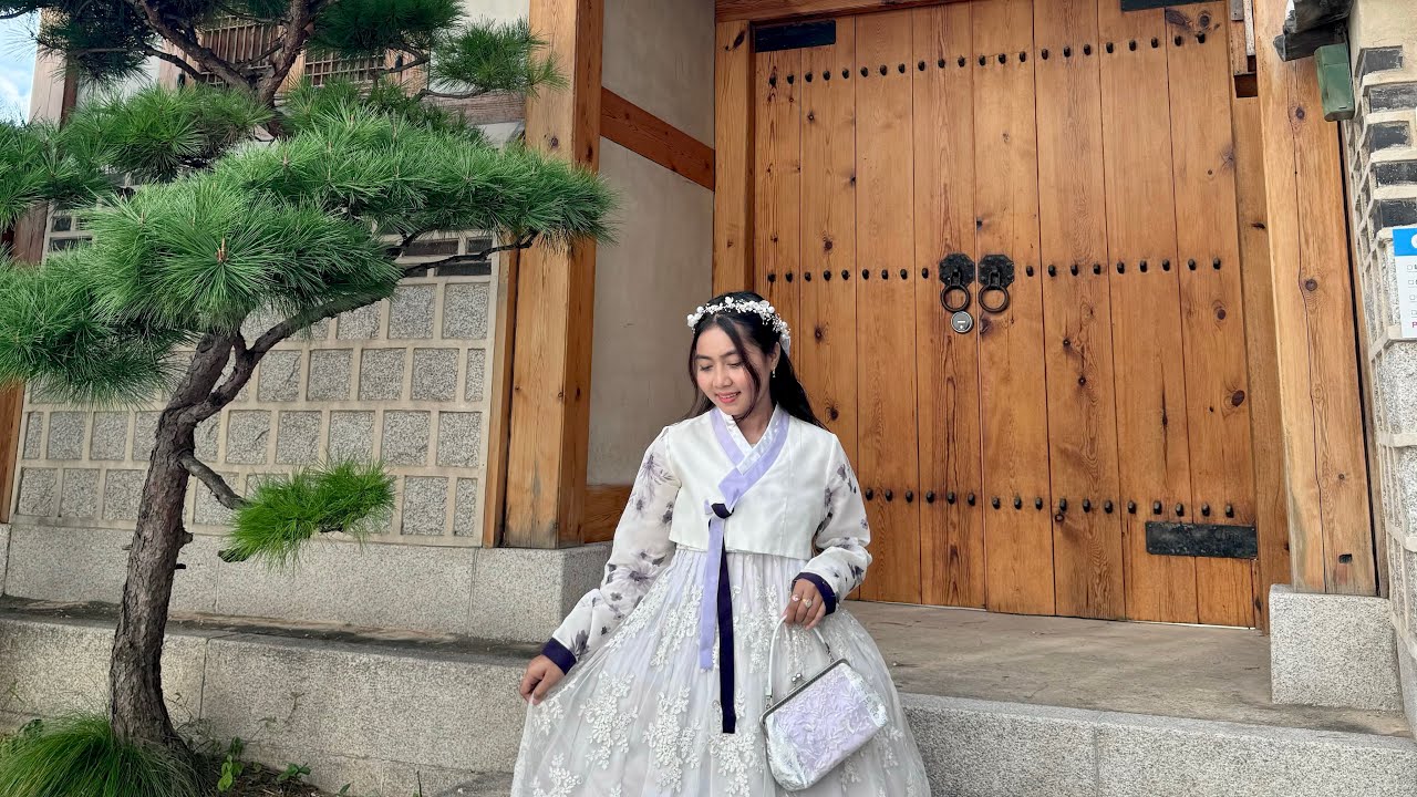 Bukchon hanok village vlog | South Korea 🇰🇷 | Korean dress | Hanbok | Day out with friends
