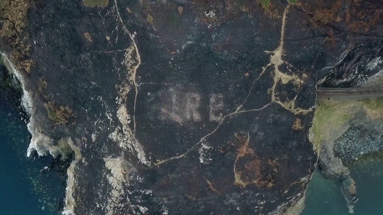 Gorse Fire Uncovers Sign From Second World War on Ireland's East Coast