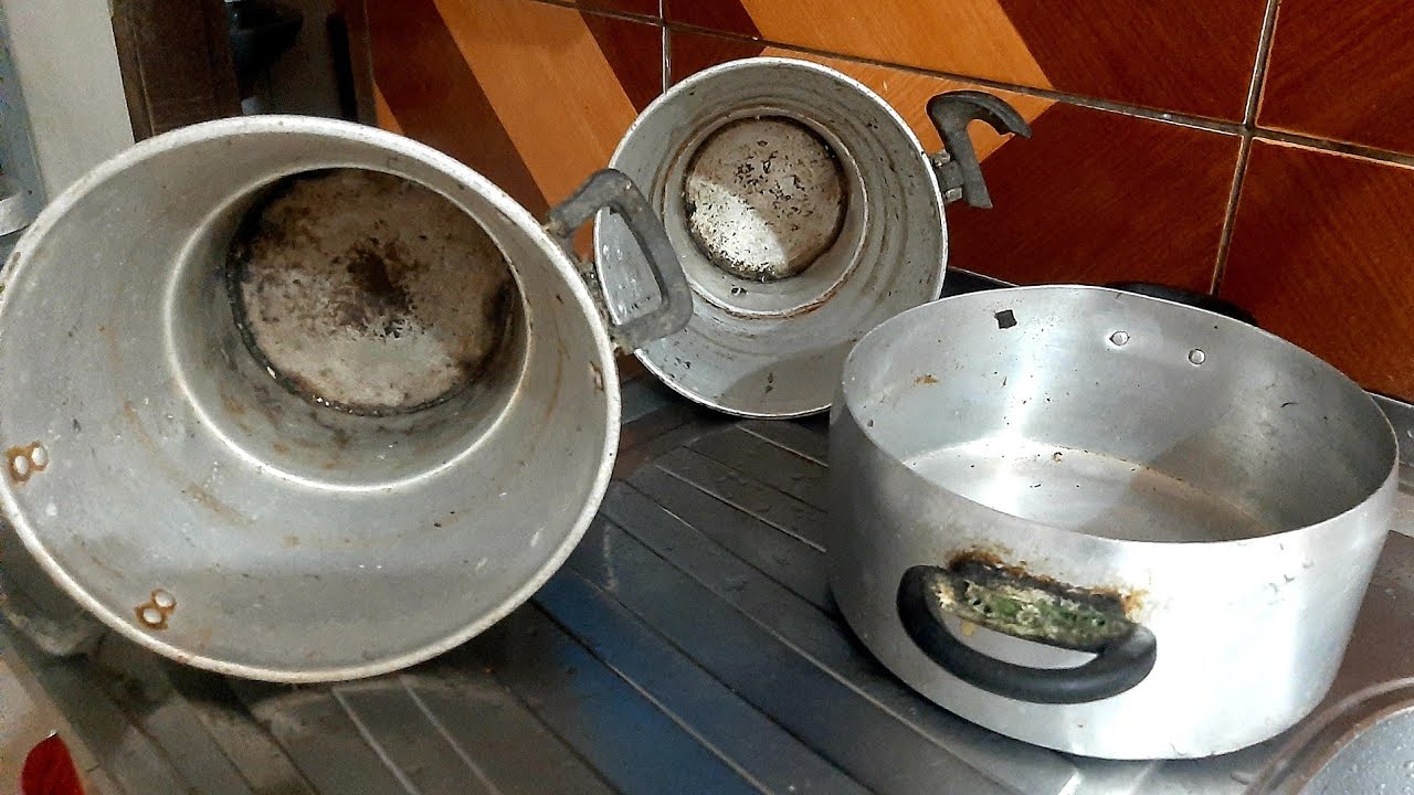 COMO LIMPAR PANELA QUEIMADA  COM APENAS 03 produtos