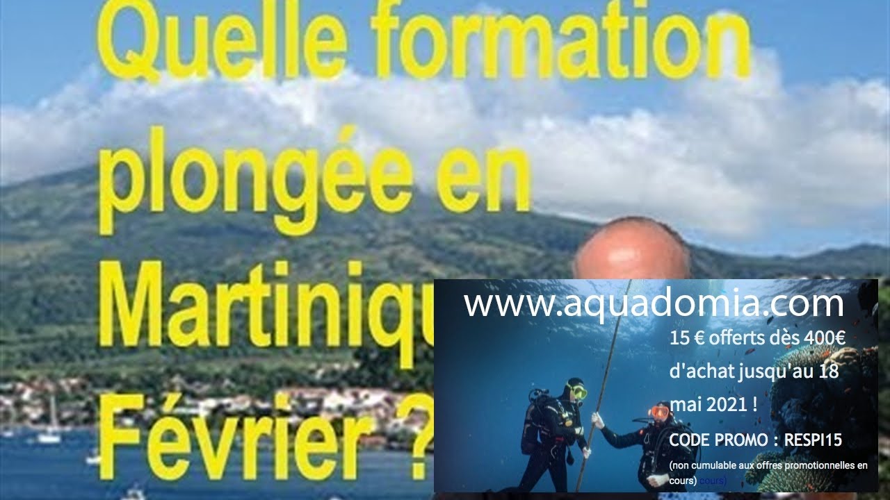 Quelle formation plong&eacute;e en Martinique en f&eacute;vrier ?