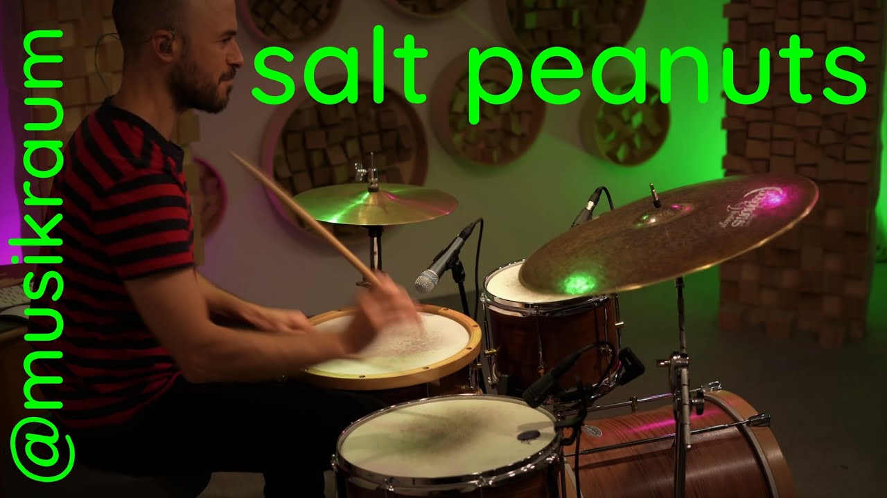salt peanuts | Dante Agostini | play along slow, medium fast | 152, 110 & 70 bpm