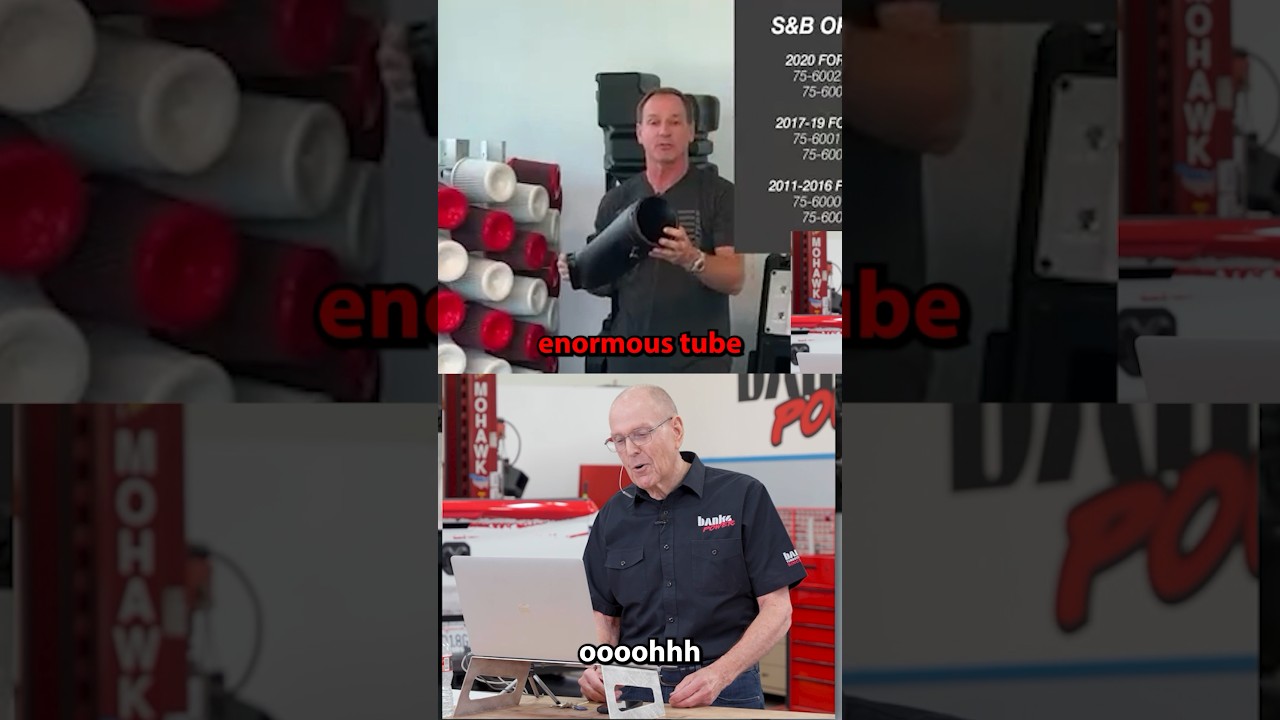 Competitor tries to fake a big air intake