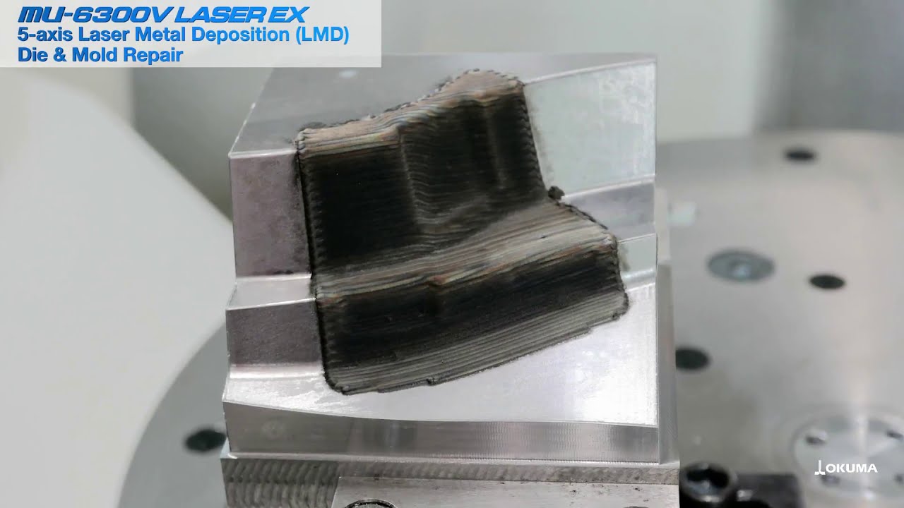 Okuma MU 6300V LASER EX (5 ejes) - Reparaci&oacute;n Molde y Matriz con deposici&oacute;n de metal l&aacute;ser (LMD)