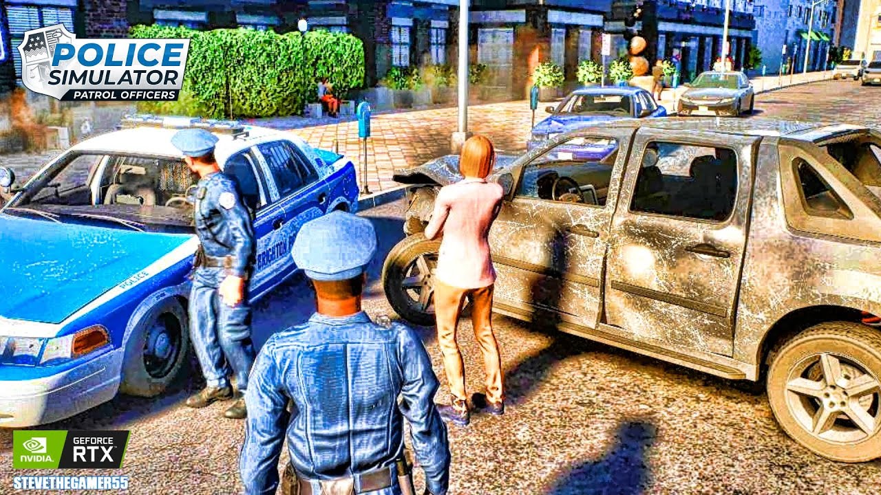 Мой четвёртый день в Police Simulator MP|| Патрульные офицеры|| 4K