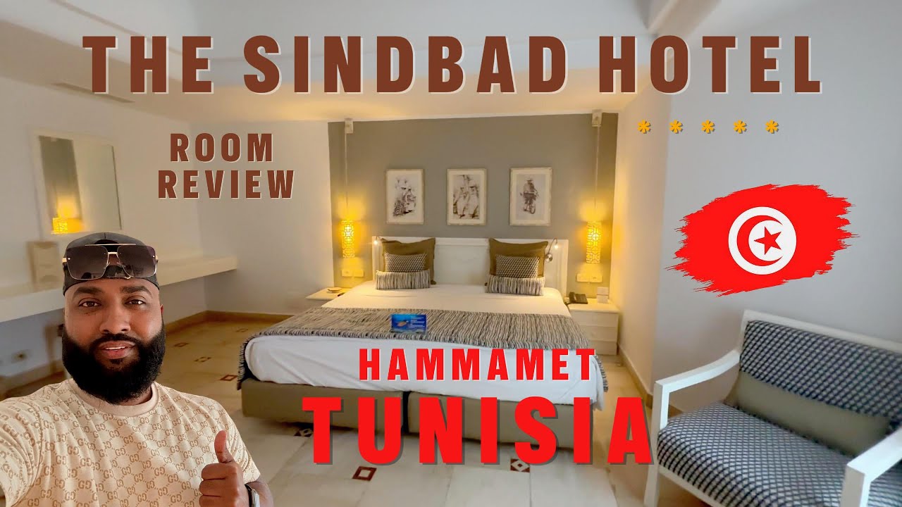 The Sindbad Hotel room tour | Tunisia | Hammamet | FULL #review | #fyp  #subscribe #travel #vlog