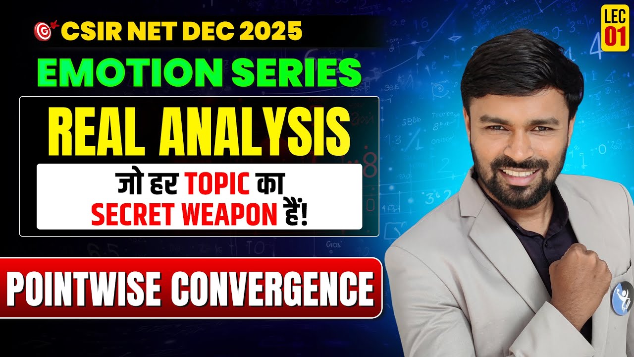 Pointwise Convergence | Real Analysis | CSIR NET & GATE Mathematics | IFAS