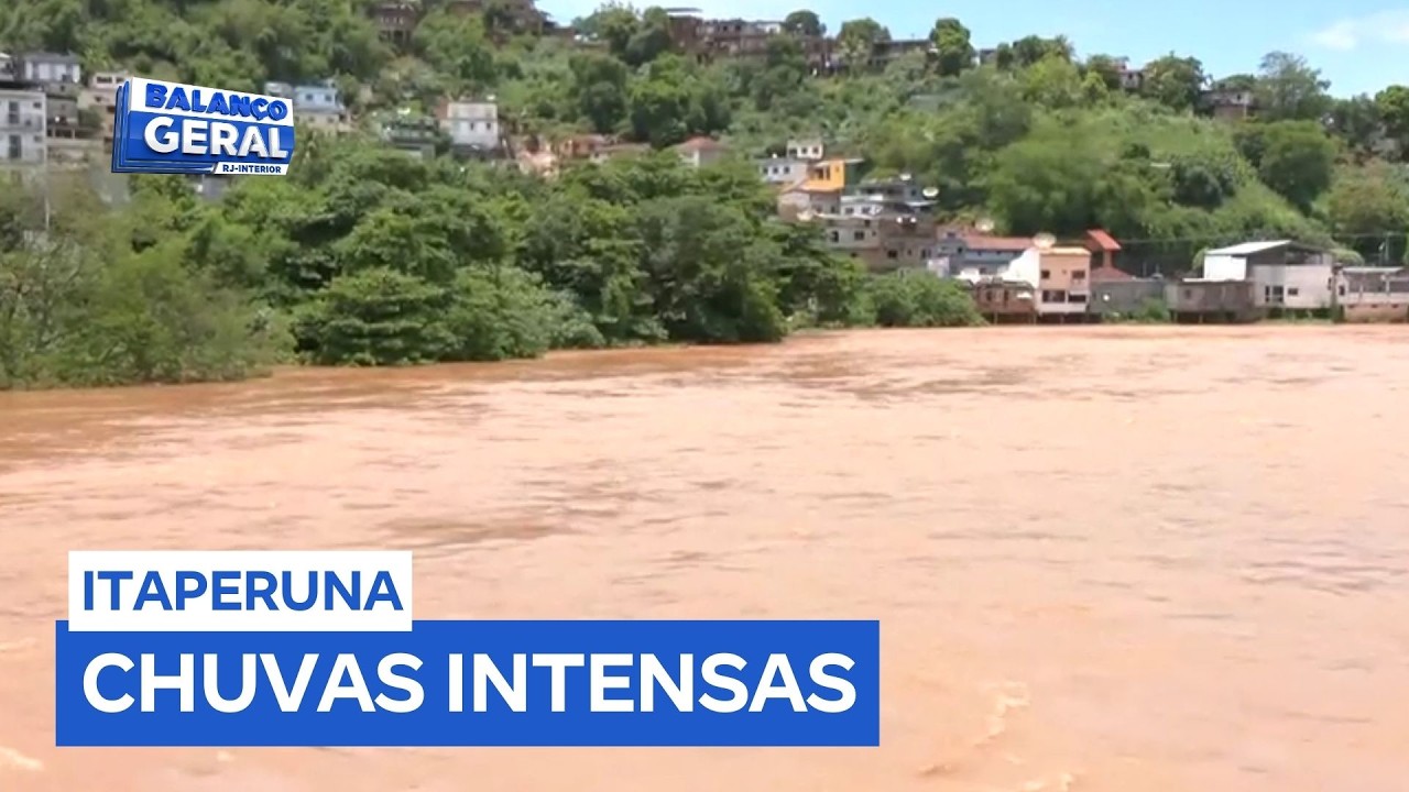 Volume de chuva em Itaperuna foi o maior do Rio de Janeiro em 24 horas