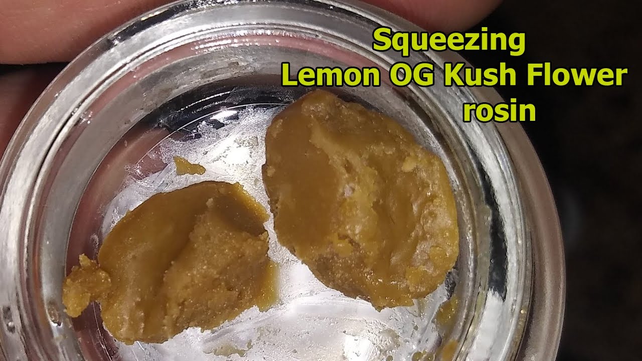 How to squeeze rosin