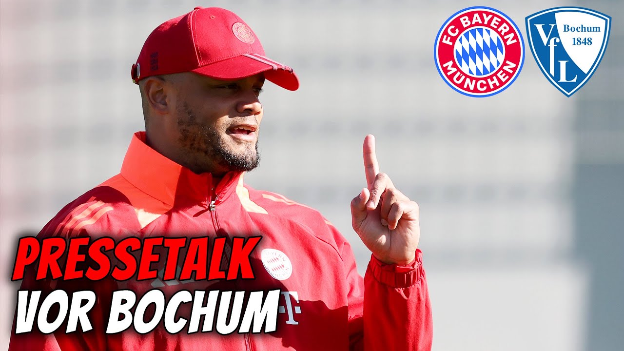 Pressetalk vor FC Bayern - VfL Bochum | Bundesliga