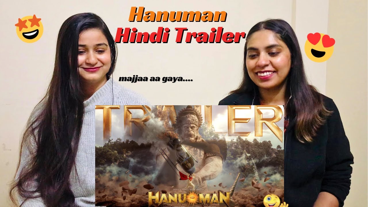 Hanuman Hindi Trailer | The Girls Squad REACTION !!
