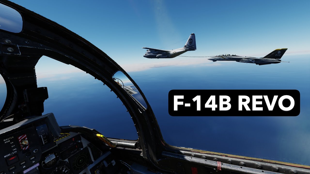 DCS F-14B Tomcat: Reabastecimento em Voo (In-flight Refueling)