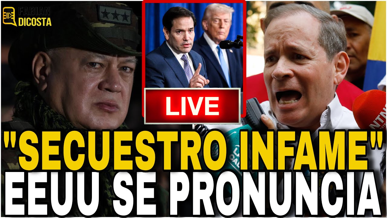 ÚLTIMA HORA 🔴 ¡EEUU SE PRONUNCIA! EL RÉGIMEN VENEZOLANO SECUESTRA A GUANIPA 