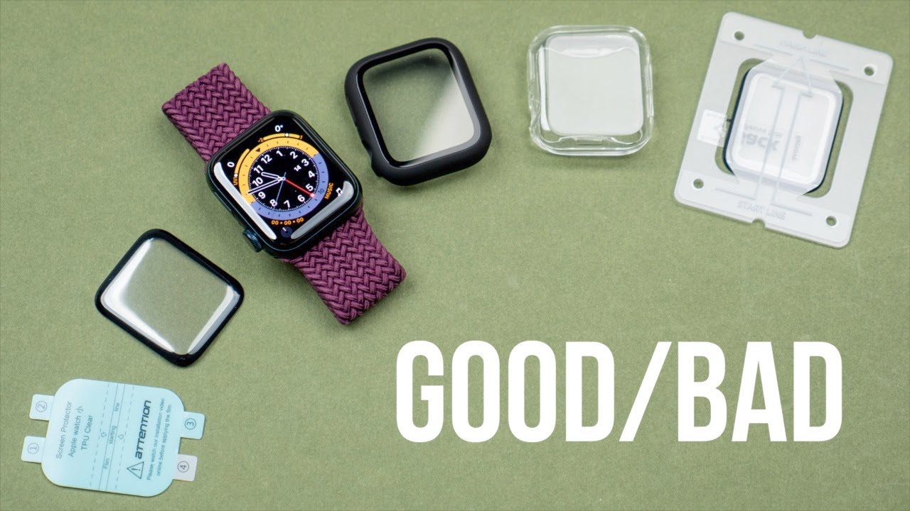 Testing Every Type of Screen Protector for Apple Watch SE: from terrible to good…