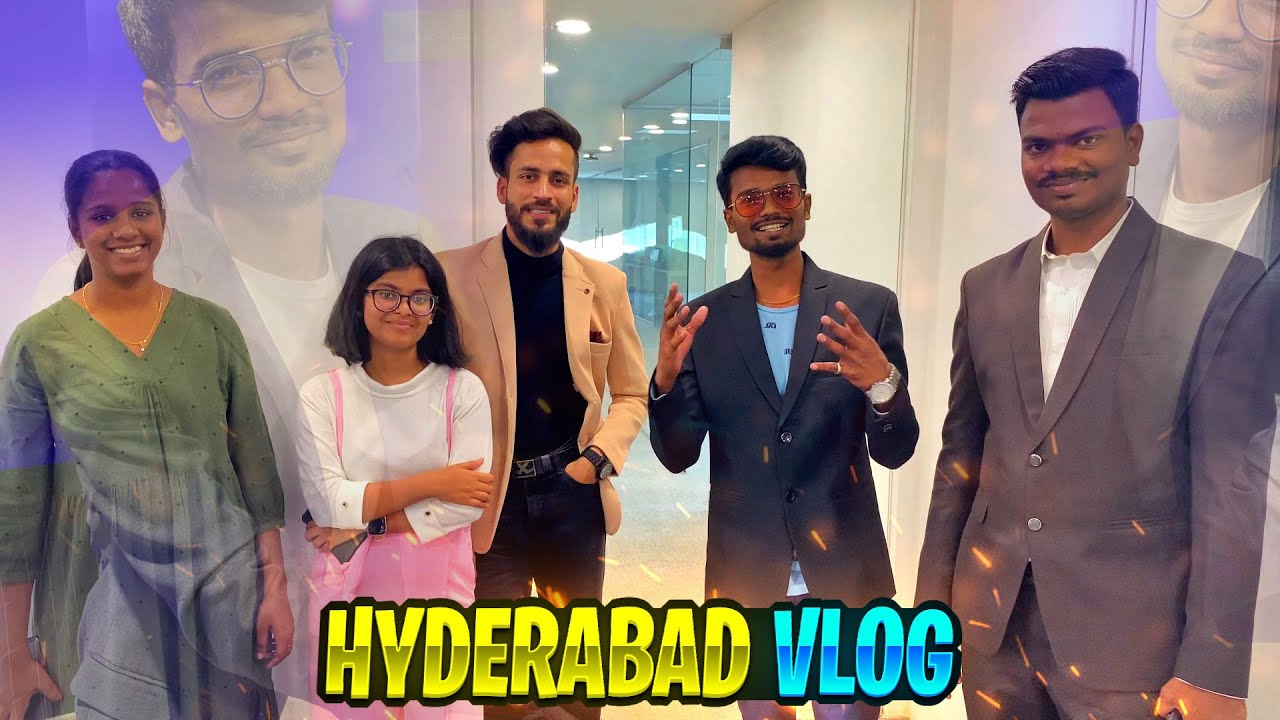 😱Hyderabad Funny Vlog | Making Video | Tamil Casters 1St Time In Big Screen | Gaming Tamizhan