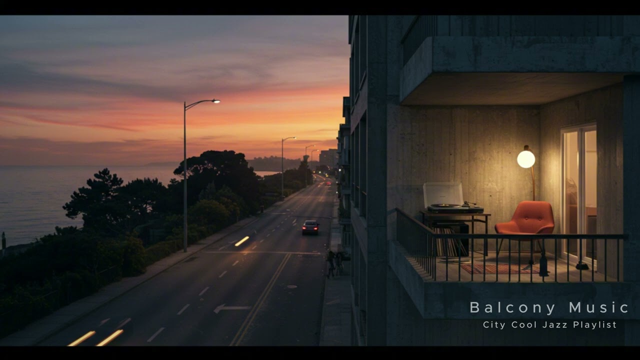 [Playlist] balcony9 | Sea Road Evening, 도시 끝 발코니에서 듣는 City Cool Jazz#jazzplaylist #감성재즈 #배경음악