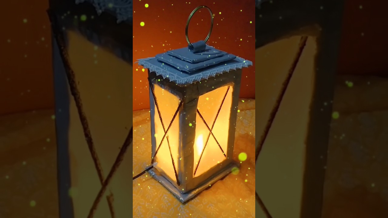 Ramzan special lantern🕯️🌙 | Ramadan craft |#ramadan #craft #shorts