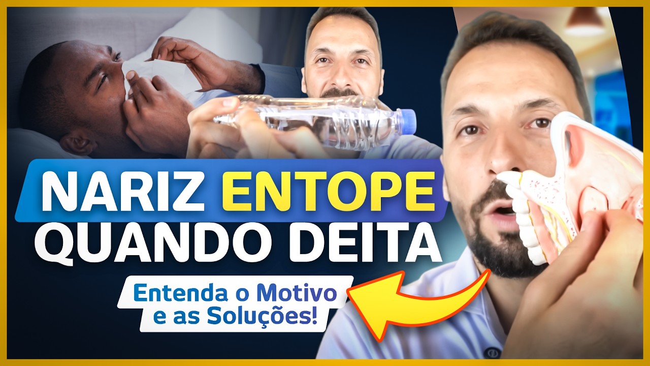 Deitou e o nariz entupiu? Entenda o que isso revela sobre sua saúde