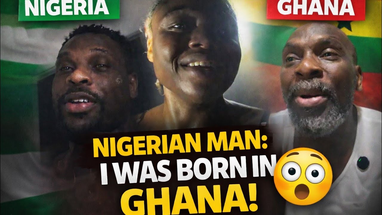 Житель Нигерии утверждает, что родился в Гане 🇬🇭 – послушайте, что он сказал!