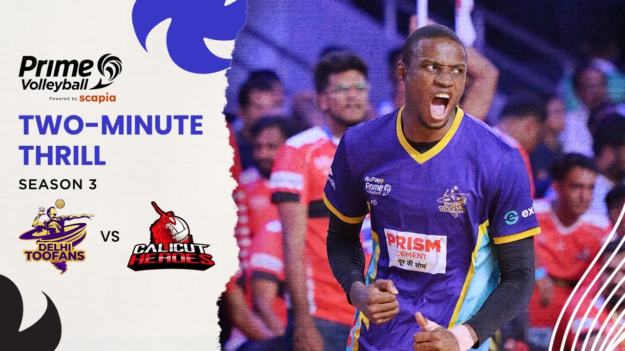 Top Moment | Super 5 | Delhi Toofans vs Calicut Heroes | Prime Volleyball Season 3