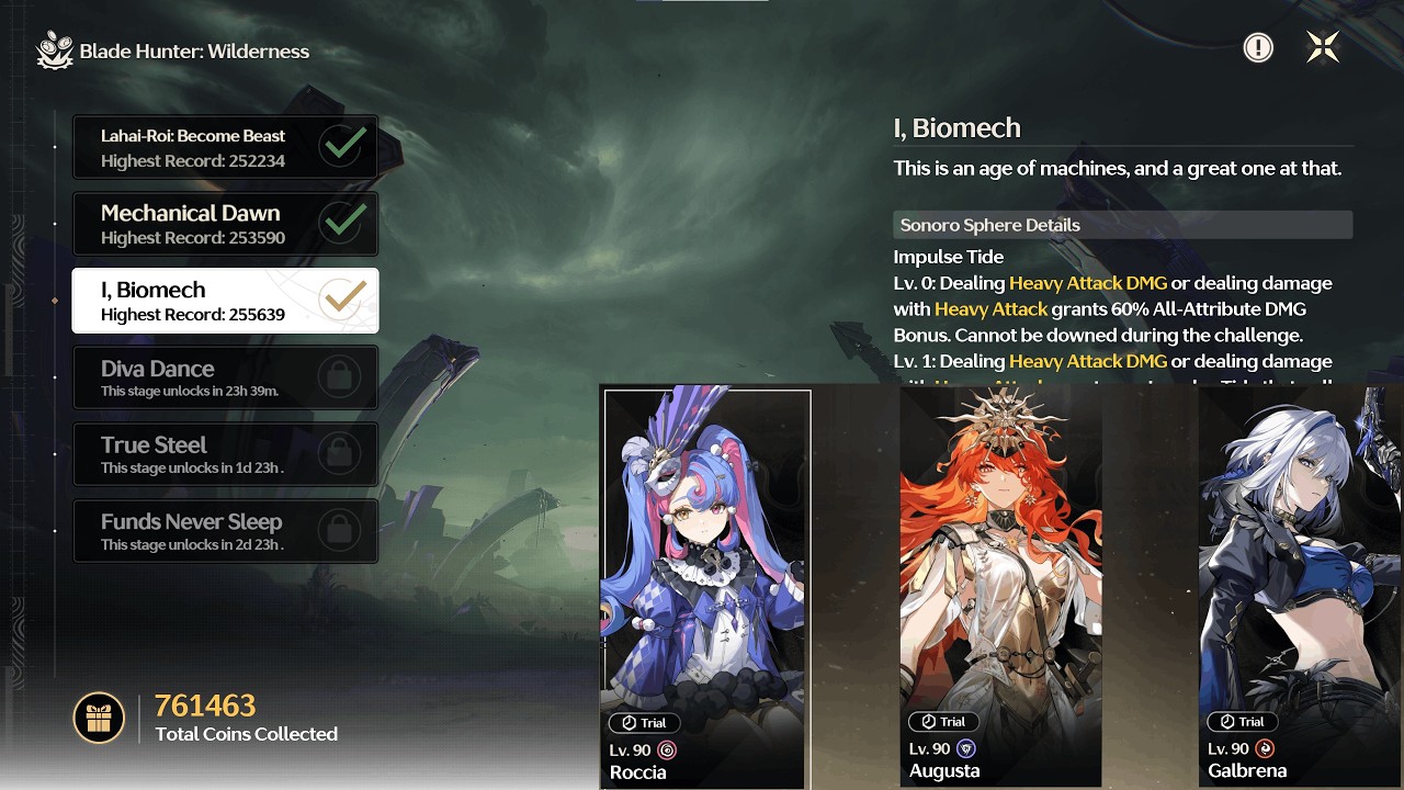 Blade Hunter: Wilderness (Stage 3) - Trial Characters Only | Wuthering Waves New Event 3.1 #wuwa