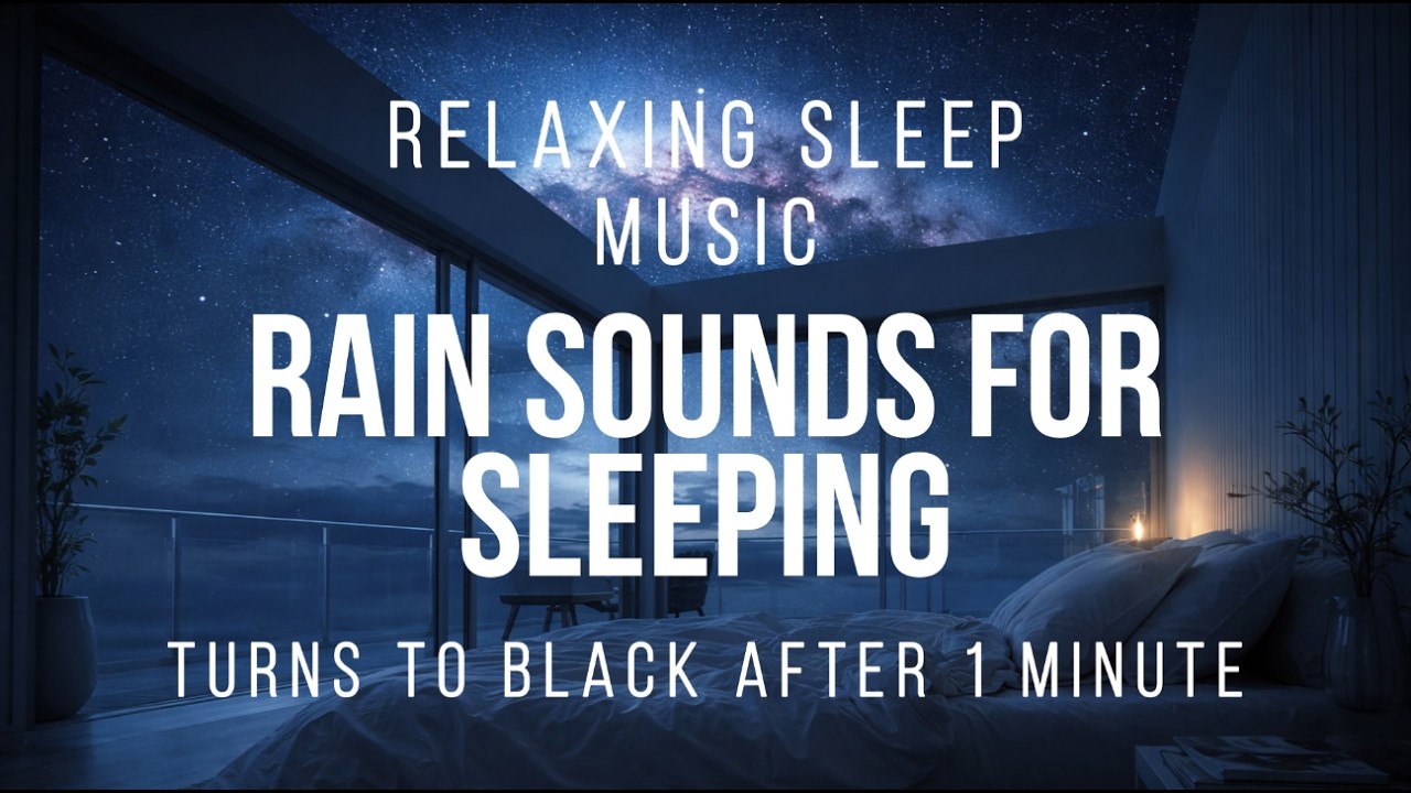 Deep Sleep Music - Fall Asleep Fast – Rain and Thunder Sounds (27 Minutes)