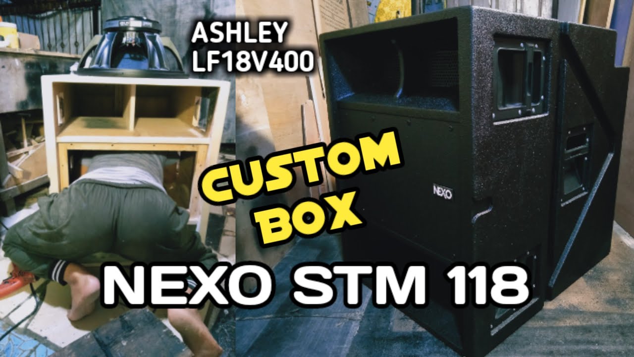 NEXO STM S118 || CUSTOM BOX SPEAKER || ASHLEY LF18V400