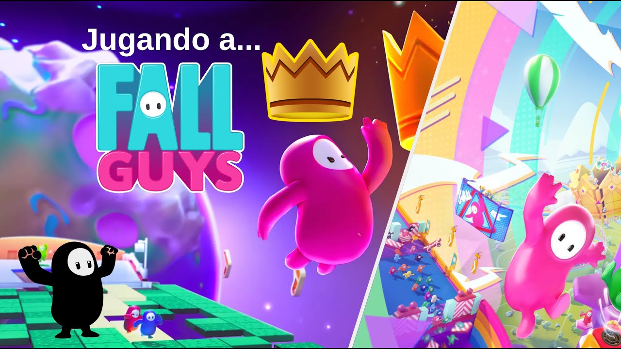 Jugando a Fall Guys