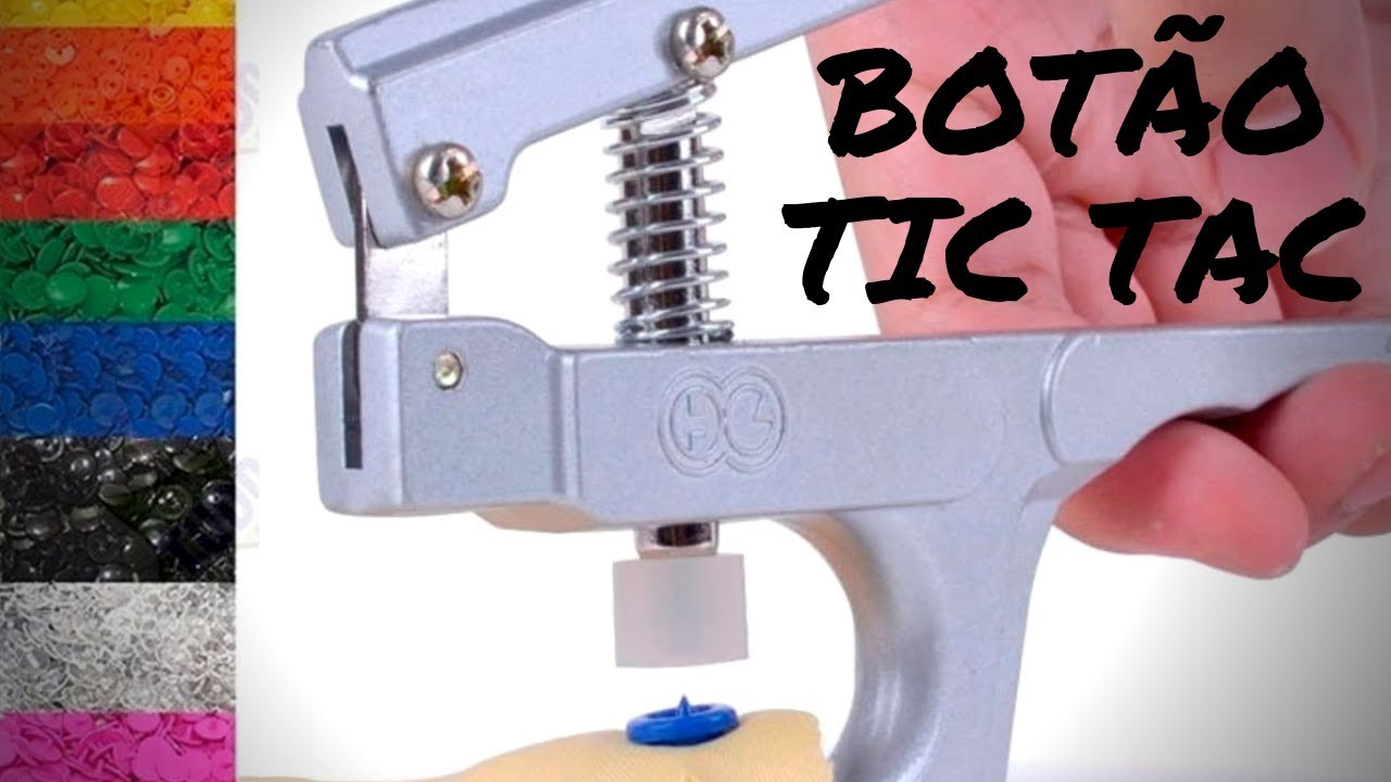 botão tic tac  - Alicate Kam