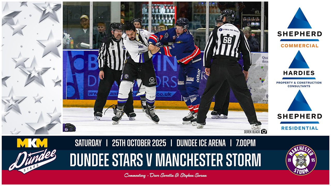 EXTENDED 4K HIGHLIGHTS | 25/10/2025 | Dundee Stars v Manchester Storm