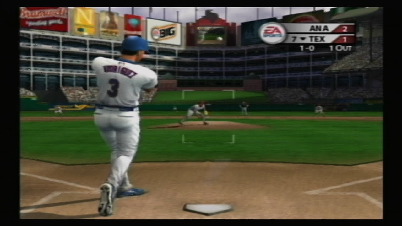 MVP Baseball 2004 - Texas Rangers vs Anaheim Angels, vs Oakland Athletics (Games 6-8)