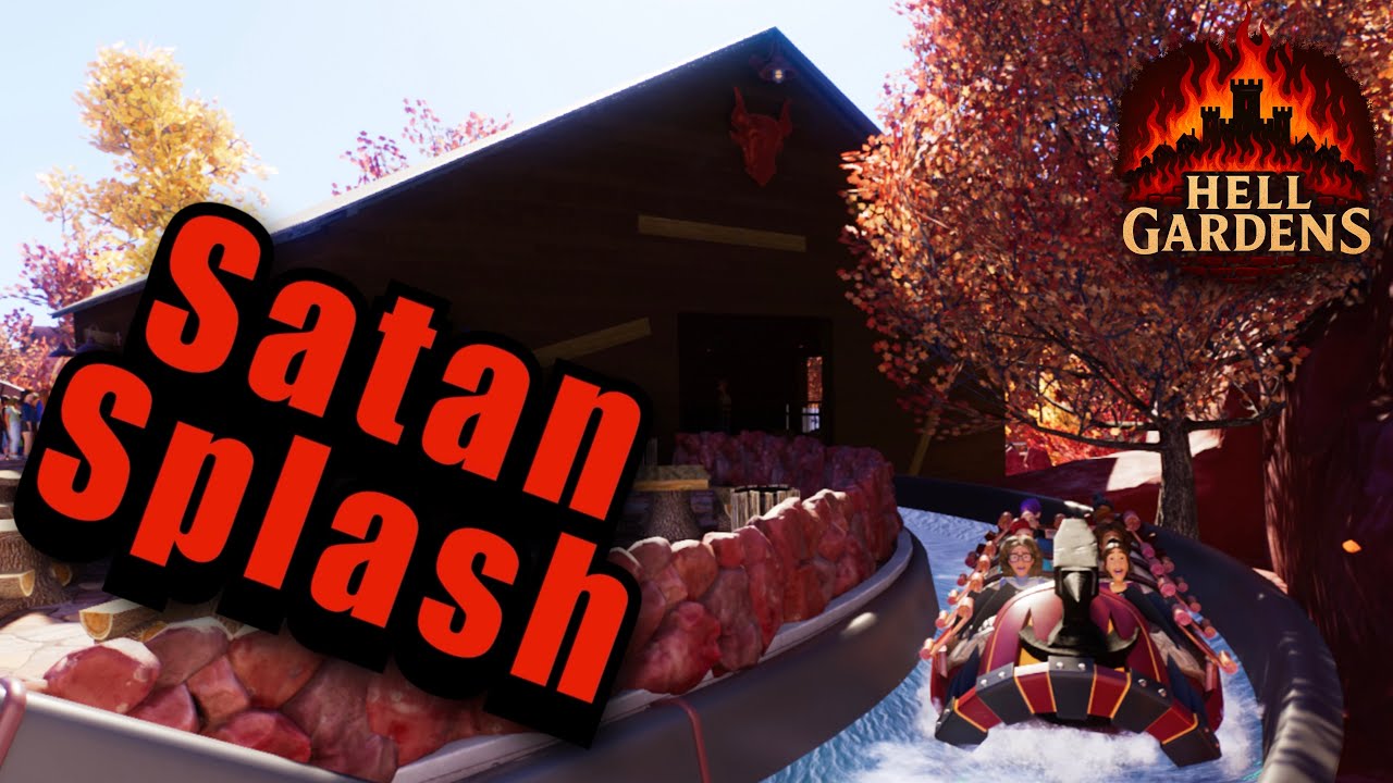 Die erste Wasserbahn in der Hölle ist fertig! | Hell Gardens Planet Coaster 2 | #35