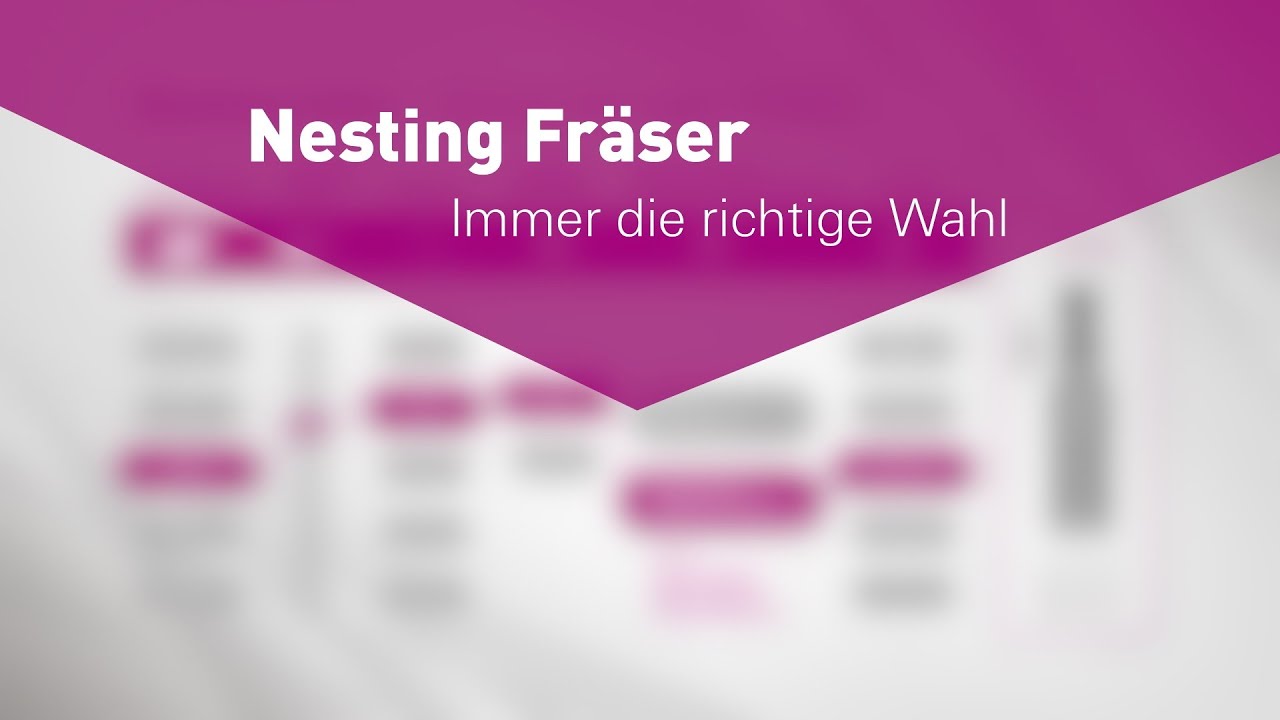 Den richtigen Nestingfräser wählen für unterschiedliche Werkstoffe, Plattenstärken, Bauteilgrößen