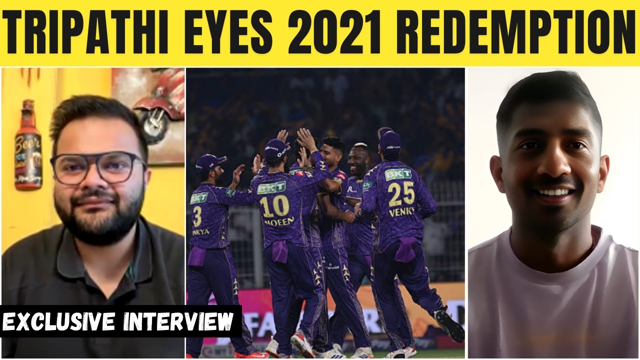EXCLUSIVE: Rahul Tripathi keen to add '4th star' on KKR's jersey by winning IPL 2026 title