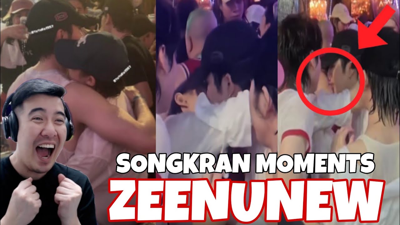 ZeeNuNew SONGKRAN Сладкие моменты | SEA PRUCK & NEW | РЕАКЦИЯ