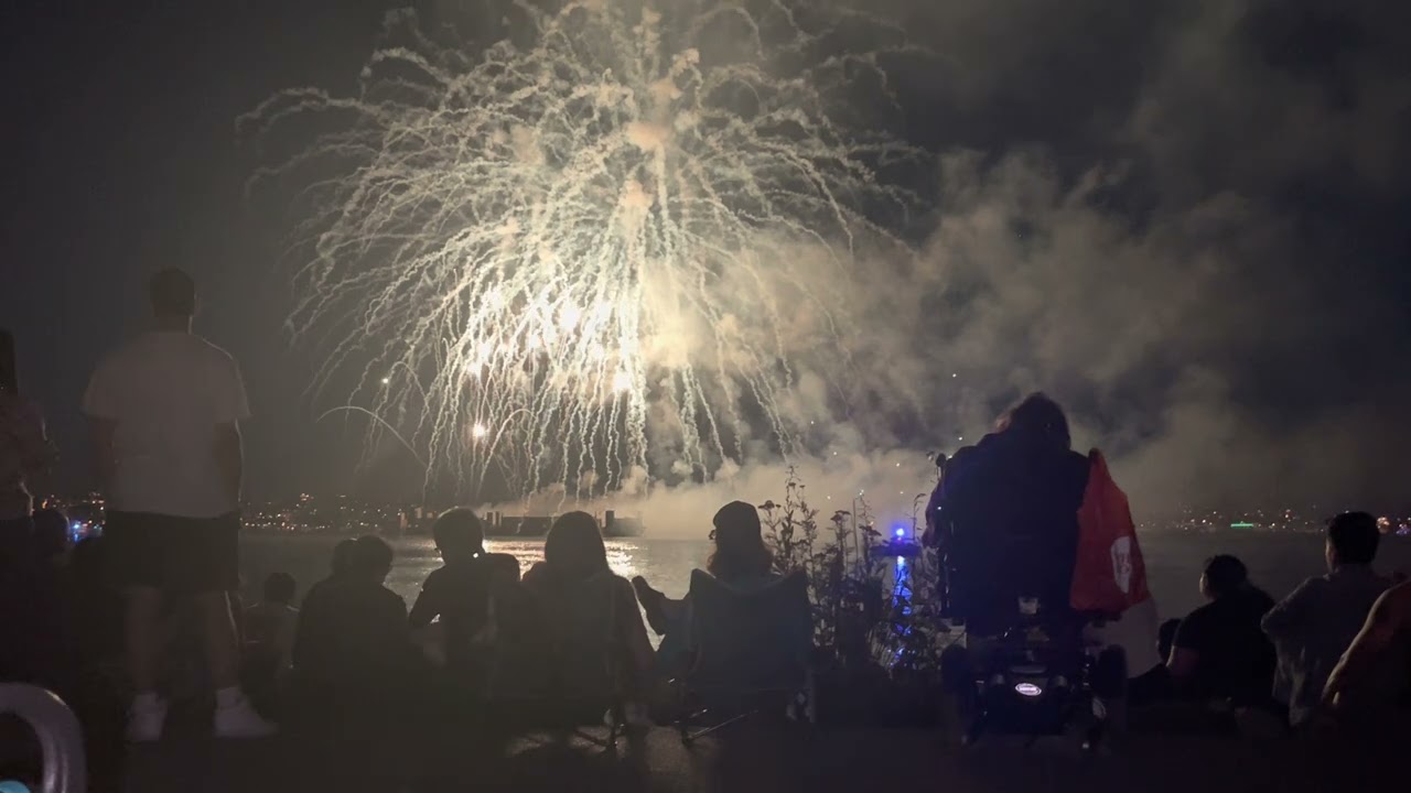 Honda celebration of light 2022. TEAM JAPAN fireworks @EnglishBay