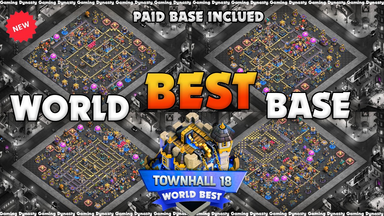 BEST TH18 LEGEND + WAR BASES AFTER UPDATE - BEST ANTI 3 STAR WAR & LEGEND BASES 🔥 TH18