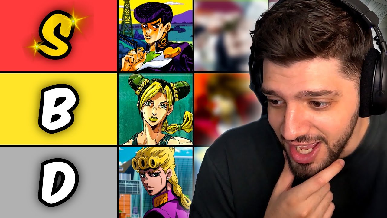 Tier List des MEILLEURS PERSO de Jojo's Bizarre Adventure