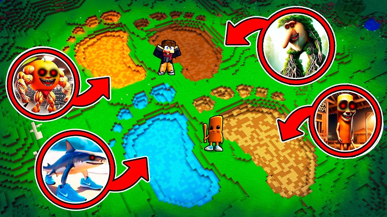 J'ai TROUV&Eacute; des TRACES DE PAS de BRAINROTS sur Minecraft !