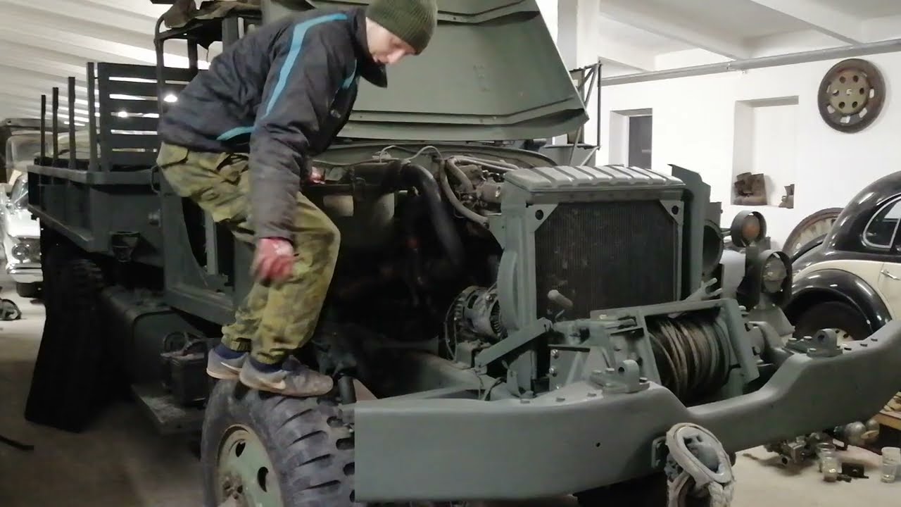 REO M35 Engine Start