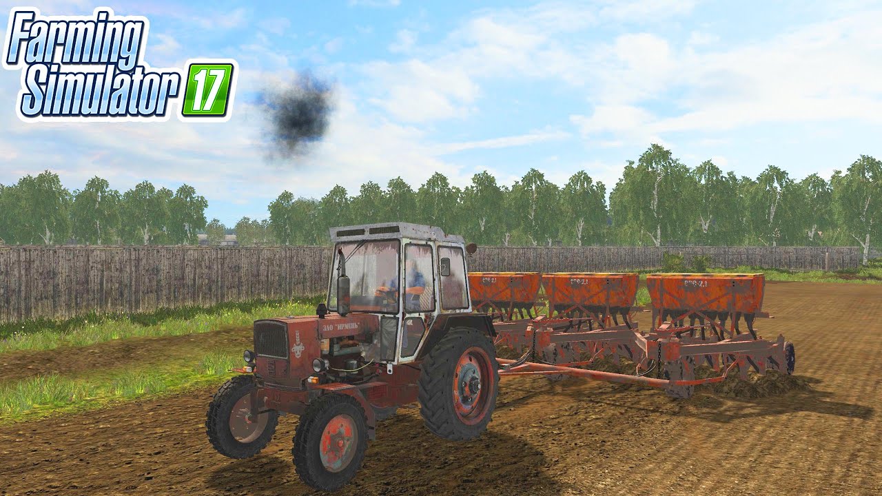 ПЕРВЫЕ РАБОТЫ С РУССКОЙ ТЕХНИКОЙ В НОВОМ КОЛХОЗЕ ЧЕРНОВКА В FARMING 17