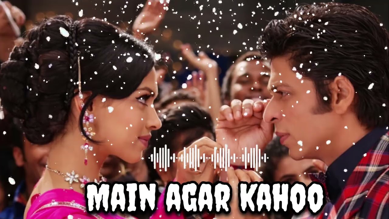 LYRICAL: Main Agar Kahoon | Om Shanti Om | Shahrukh Khan,Deepika Padukone |Sonu Nigam, Shreya Ghosal