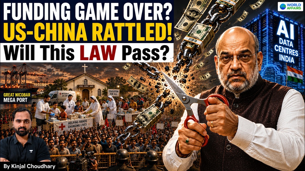 India's Biggest Crackdown On Foreign-Funded Influence Ops- FCRA Amendment Reaches Parliament! Kinjal