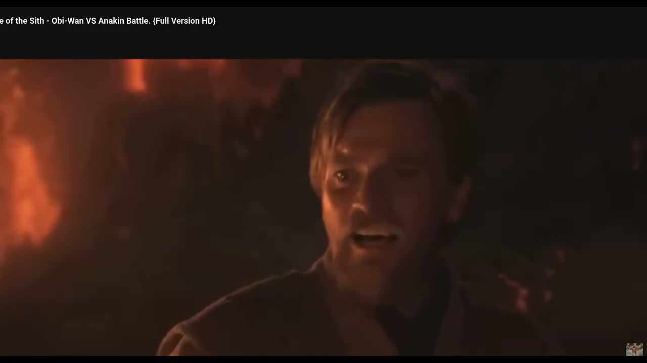 it over anikin I have the high ground
