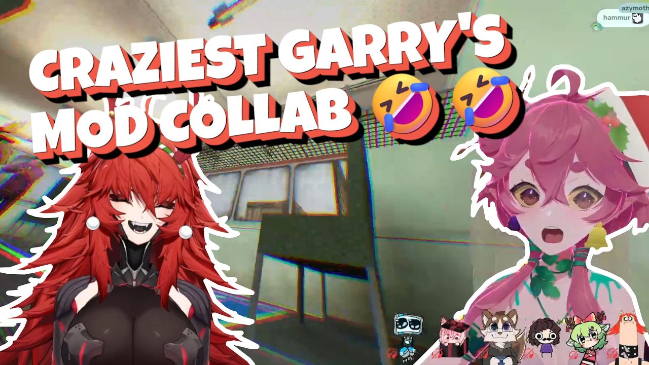 Crazy Garry's Mod Collab Ft. Zentreya Froggyloch Meicha Papa Mutt Ruben Beepers and Soymilk 🤣🤣