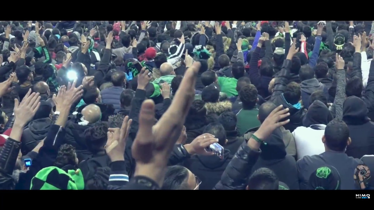 جنون وسحر جماهير شباب قسنطينة ضد إتحاد البليدة في ملعب الشهيد حملاوي 1-1 💚🖤🇩🇿 2017/12/08