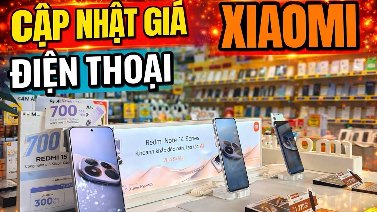 Cập Nhật Giá Điện Thoại XIAOMI Mới Nhất tại Thế Giới Di Động | PHI TUBE