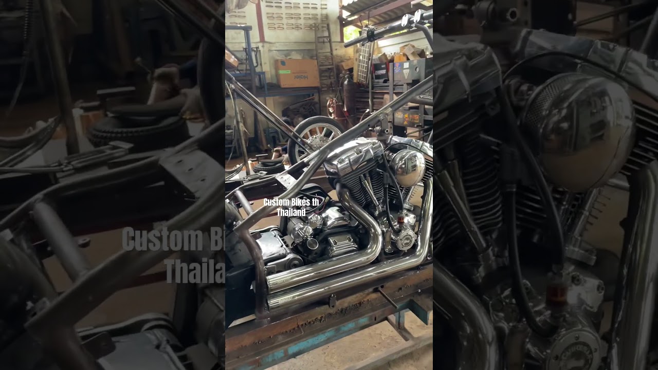 HarleyDavidson custom #chopper #chopperstyle #custombikesth #motorcycles #custom