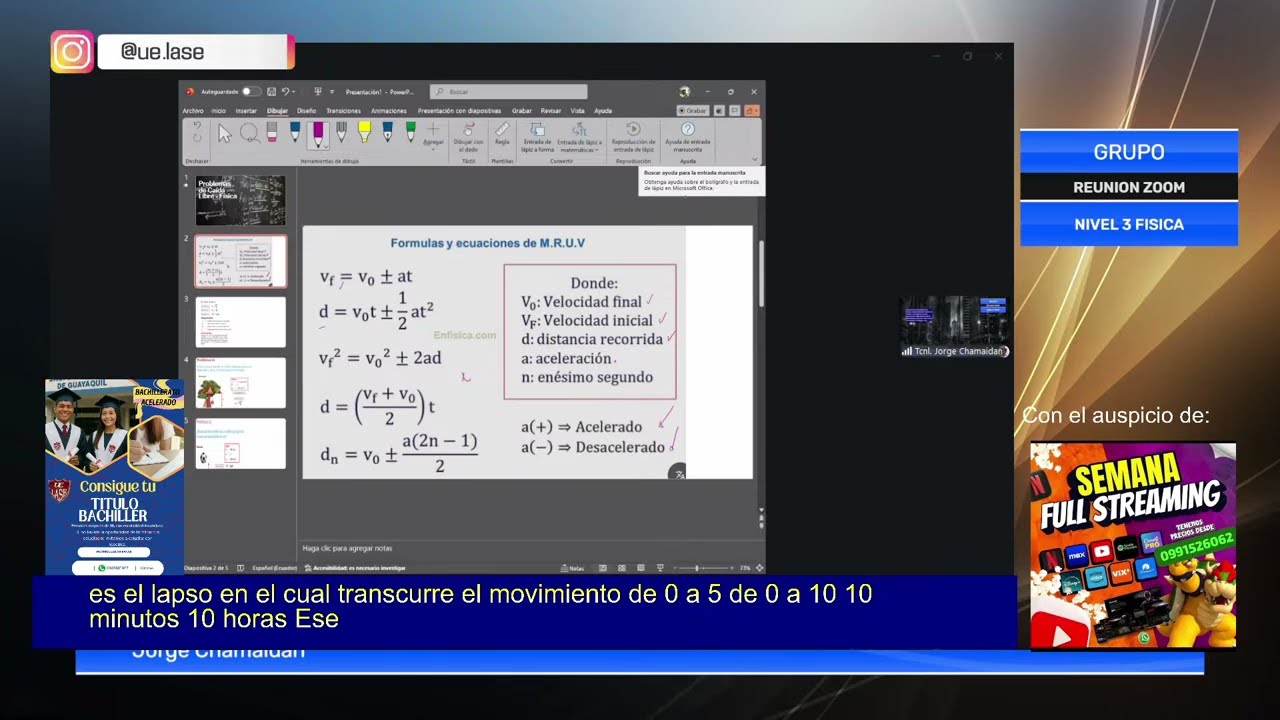 FISICA NIVEL 3  SEM 9 al 13 - MAR 2026